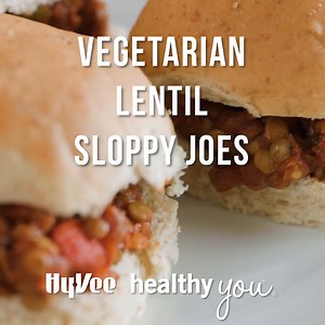 Want a veggie-filled spin on traditional sloppy joes? In this Hy-Vee Healthy You episode, registered dietitian Erin teaches you how to make this easy recipe. Plus, learn why more Americans are including plant-powered foods in their diet. Watch now on YouTube: http://ms.spr.ly/6186wzvZG | Hy-Vee