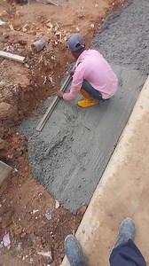 2.7K views | smooth the rubbed concrete so that the surface is smooth to the level limit | Excavator proyek | Facebook