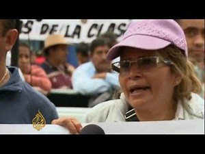 Mexico's workers protest labour reforms