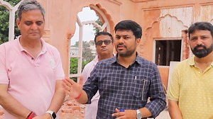 CEO Jammu Smart City, @Devansh_IAS inspected key development projects including Tawi River Front , Blue green Ranbir Canal, and Library cum cafeteria at Mubarak Mandi | Himalayan Mail