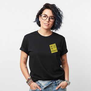 FRAGILE Warning Label Shirt | Black Graphic Tee | Minimalist Statement Design | Handle With Care | Swedish Design - Etsy