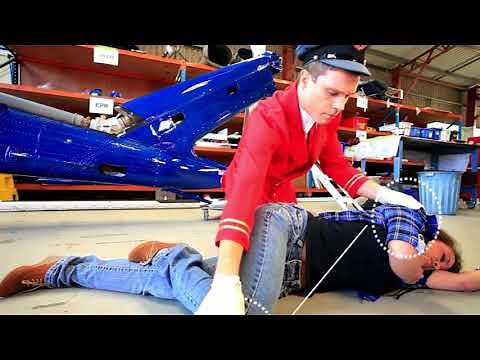 How to check and clear the airway and roll into recovery position