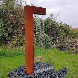 [Hot Item] Corten Steel Waterfall Water Fountain System