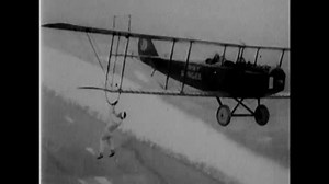 CIRCA 1915 - Lincoln Beachey and other stunt pilots are seen in action.