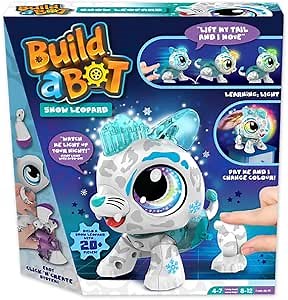 Build a Bot Lights Snow Leopard - Build Your Own Robotic Pet