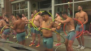 Stripping down for charity