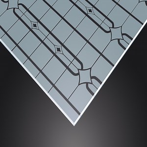 [Hot Item] Decorative Door Acid Etching Glass for Decorative Glass Door
