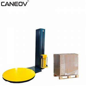 [Hot Item] Automatic Stretch Film Pallet Wrapping Machine Are Used to Secure Cardboard Boxes in The Food and Solar Energy Industries