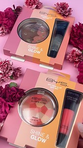 Pretty Packs! 🌺The ultimate gift set for the makeup lover! Our Shine & Glow gift sets features Blush & Glow Compact and a Super Shine Lipgloss - available in Peachie and Bronze! #byscosmetics #giftsets #makeup #makeuplook #blush #bronzer #makeupgifts #lipgloss #mothersday | BYS Cosmetics