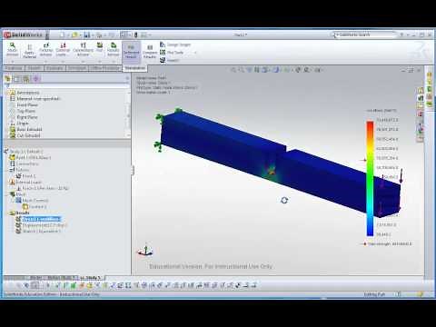 Solidworks simulation: Mesh control, adaptive meshing.