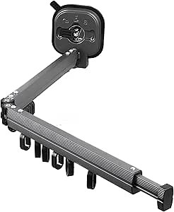 ASHATA Retractable Clothes Drying Rack, Laundry Drying Rack Wall Mount with Strong Suction Cu, Space Saver Clothes Rack, Clothes Hanger for Balcony, Laundry, Bathroom, Patio, Apartment,