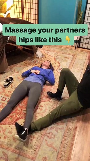 TAG your partner for this hip massage technique. FOLLOW to learn massage! #massagetherapy #massage #massagetime #massagetherapist | Moore Wellness