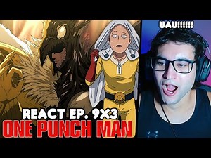 O QUE FIZERAM COM ONE PUNCH MAN?! 😭 React One Punch Man EP. 9 Temporada 3