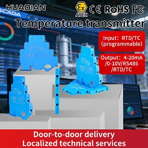 [Hot Item] Temperature Transmitter Temp Rtd PT100 RS485 Temperature Sensor PT100 Transmitter RS485 0 10V 5V Converter