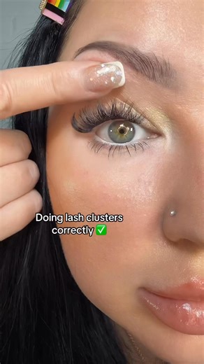 The dos and donts to easy lash clusters… full easy lash application tutorial in pt2 🙏 #lashtips #lashes #lashextensions #fbreelsfypシ゚viralシ | Jade Angel Cosmetics