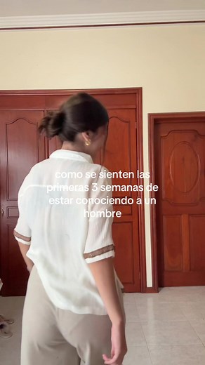 Cómo se sienten las primeras 3 semanas conociendo a un hombre