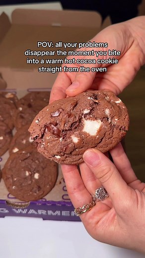Enjoy Insomnia Cookies: The Warm Hot Cocoa Cookie Experience