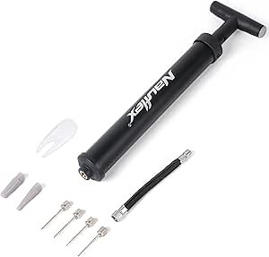Ultimate Ball Pump - Aluminum Tube, Ball Needle & Adapter Included - Ideal for Basketball,Soccer,Yoga Ball,Balloons and Toys