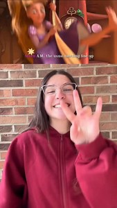 my comfort movie ✨💜💛 #tangled #rapunzel #whenwillmylifebegin #deaf #disneygirl | Savvy ASL