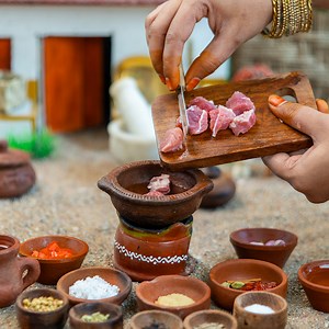 117K views · 2.6K reactions |  Chettinad Mutton Gravy In Miniature  | Miniature Cooking Show | Facebook