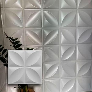 Kit 10 Placas 3D Efeito Gesso Decorativo 50X50cm Varios Modelos Revestimento PVC Auto Relevo - Colaí Adesivos - Revestimento de Parede - Magazine Luiza