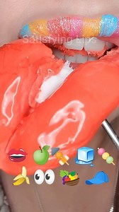 ASMR Satisfying Eating Tasty Fondant #asmr #fondant #satisfyinglips | Satisfying Lips