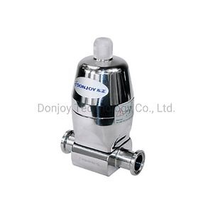 [Hot Item] Mini Pneumatic Clamp Diaphragm Valve with Stainless Steel Actuator