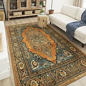 Mohawk Home Bahar Ornamental Orange (10' X 14') Area Rug