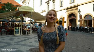 Alija nude in public