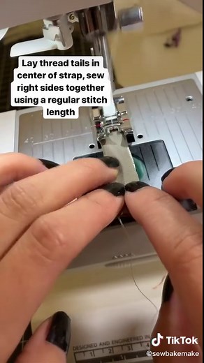 Sewing Tutorial for Turning Straps Inside Out Easily