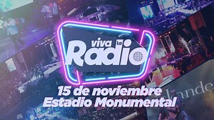 Todo está listo para la fiesta más grande de la radio #VivaLaRadio 15 de noviembre Estado Monumental Gracias a todos nuestros patrocinadores | La Caliente 90.9 Chihuahua