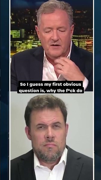 "Why The F*CK Do You Keep Coming On My Show?" Piers Morgan Lashes Out At Jonathan Conricus