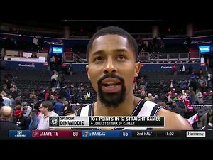 Spencer Dinwiddie drops 25 & 8 off the bench as Nets beat Wizards