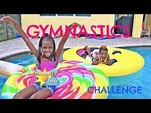 SWIMMING POOL GYMNASTICS CHALLENGE