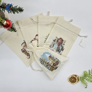 High Quality Custom Logo Printed Big Drawstring Satin Candy Gift Packaging Pouch Boutique Jewelry Bracelet Gift Bag