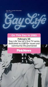 Remembering 'Gay Life': UK's pioneering LGBTQ+ TV series premiered 44 years ago today!