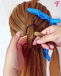 Trendy braided hair bow, no scrunchies or pins needed. | Indonesia Raya | Facebook