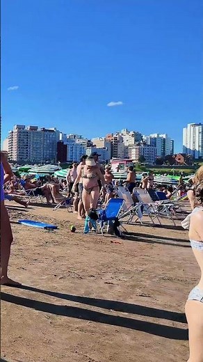 🇦🇷 Amazing Beach, Mar del Plata 🌊 Argentina #shorts