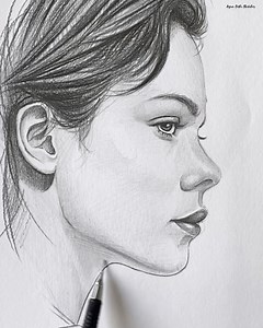 Learn to draw girl face Easy ❤️😍 | Arjun sethi sketches