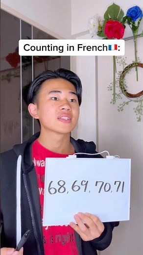 Counting in French🇫🇷😂