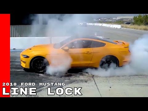 New 2018 Ford Mustang Line Lock - Burnouts Just Never Get Old