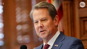 Georgia governor Brian Kemp refuses to punish Trump prosecutor, says he won't engage in "political theater." | USA TODAY Video