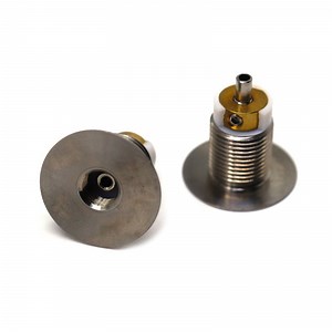 [Hot Item] Custom CNC Parts Service Stainless Steel 510 Adapter Brass Electrode Accessory DIY Replacement Spring Loaded 510 Connector Interface
