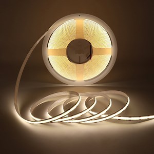 24V COB LED Strip Light 4000K Natural White, 10M Indoor LED Ribbon Light, High CRI>90, Flexible DIY Strip – No Power Adapter or Controller Included