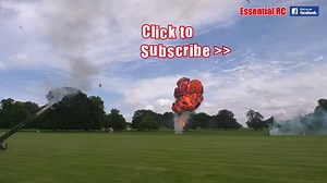 Pyrotechnic explosions and RC aeroplanes ! | Essential RC