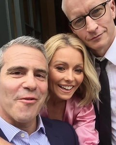 99K views · 1.6K reactions | #Repost Andy Cohen: Hump day fun with my pals! Anderson Cooper | Kelly Ripa | Facebook