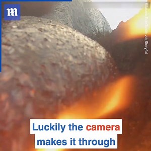 9.8K views · 66 reactions | This is what being swallowed by a river of lava looks like  | Daily Mail Video | Facebook