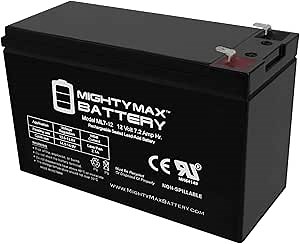 Mighty Max Battery 12V 7.2AH SLA Battery for Bladez ELite 250 Electric Scooter - 4 Pack
