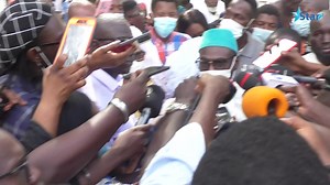 Essa Mbye Faal arrived to vote in Banjul | Star TV - The Gambia