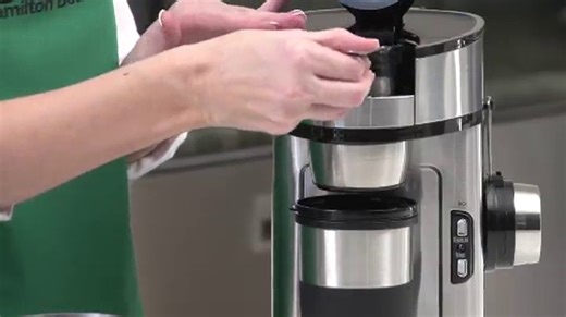 Watch Hamilton Beach Single Serve Scoop Coffee Maker, Stainless Steel ﹙49981﹚ ﹙Discontinued﹚ on Amazon Live
